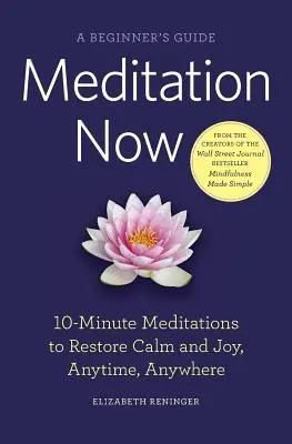 La méditation maintenant : Guide du débutant - Meditation Now: A Beginner's Guide