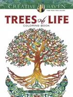 Livre de coloriage Trees of Life de Creative Haven - Creative Haven Trees of Life Coloring Book