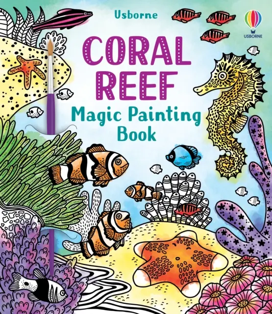 Livre de peinture magique sur les récifs coralliens - Coral Reef Magic Painting Book