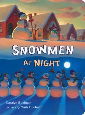 Bonhommes de neige la nuit - Snowmen at Night