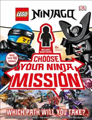 Lego Ninjago Choisis ta mission ninja : Avec la Minifigure Jay de Ninjago - Lego Ninjago Choose Your Ninja Mission: With Ninjago Jay Minifigure