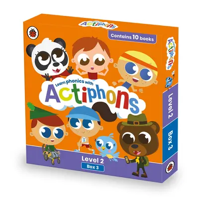 Actiphons Level 2 Box 3 : Books 19-28 - Apprenez la phonétique et devenez actif avec Actiphons ! - Actiphons Level 2 Box 3: Books 19-28 - Learn phonics and get active with Actiphons!