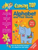 Alphabet et premiers mots pour les 4-5 ans : une longueur d'avance sur les compétences scolaires - avec des autocollants ! - Coming Top Alphabet and First Words Ages 4-5: Get a Head Start on Classroom Skills - With Stickers!