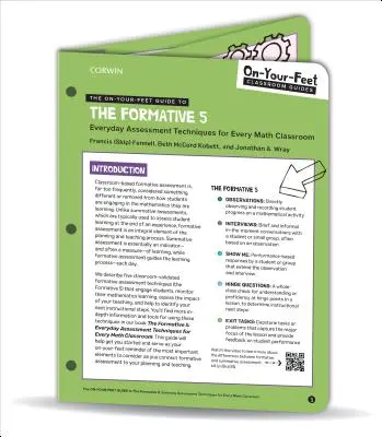 The On-Your-Feet Guide to the Formative 5 : Everyday Assessment Techniques for Every Math Classroom (en anglais) - The On-Your-Feet Guide to the Formative 5: Everyday Assessment Techniques for Every Math Classroom