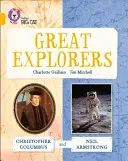 Les grands explorateurs : Christophe Colomb et Neil Armstrong : Or/Bande 09 - Great Explorers: Christopher Columbus and Neil Armstrong: Gold/Band 09