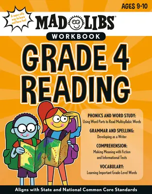 Cahier d'exercices Mad Libs : Grade 4 Reading - Mad Libs Workbook: Grade 4 Reading