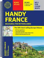 Philip's Handy Road Atlas France, Belgique et Pays-Bas - Spiral A5 - Philip's Handy Road Atlas France, Belgium and The Netherlands - Spiral A5