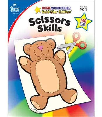 Scissors Skills, Grades Pk - 1 : Gold Star Edition (en anglais seulement) - Scissors Skills, Grades Pk - 1: Gold Star Edition