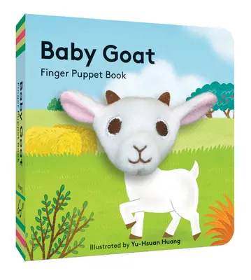 Bébé Chèvre : Livre de marionnettes à doigts : (Meilleur livre de bébé pour les nouveaux-nés, livre de plateau avec animal en peluche) - Baby Goat: Finger Puppet Book: (Best Baby Book for Newborns, Board Book with Plush Animal)