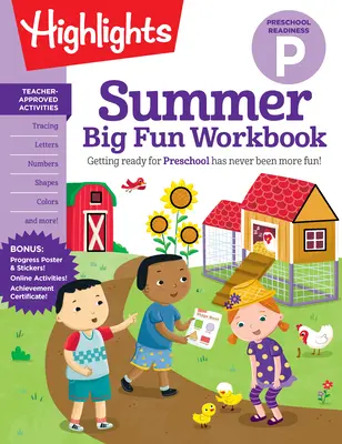 Cahier d'exercices Summer Big Fun Preschool Readiness - Summer Big Fun Workbook Preschool Readiness