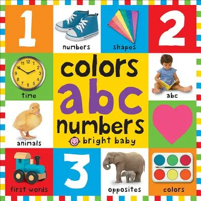 Grands livres de plateau Couleurs, Abc, Nombres - Big Board Books Colors, Abc, Numbers