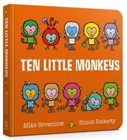 Dix petits singes Livre de bord - Ten Little Monkeys Board Book