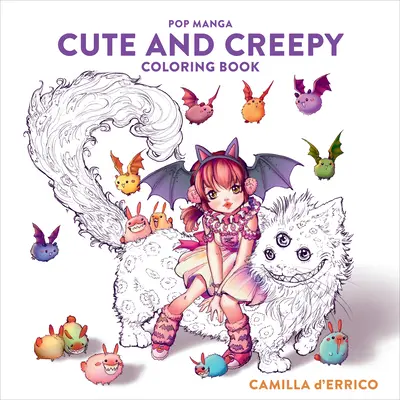 Livre de coloriage Pop Manga mignon et effrayant - Pop Manga Cute and Creepy Coloring Book