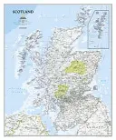 National Geographic : Ecosse Carte murale classique (30 X 36 pouces) - National Geographic: Scotland Classic Wall Map (30 X 36 Inches)