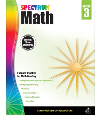 Cahier d'exercices de mathématiques Spectrum, 3e année - Spectrum Math Workbook, Grade 3