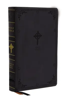 Nabre, New American Bible, édition révisée, Bible catholique, édition en gros caractères, Leathersoft, noir, impression confortable : Sainte Bible - Nabre, New American Bible, Revised Edition, Catholic Bible, Large Print Edition, Leathersoft, Black, Comfort Print: Holy Bible