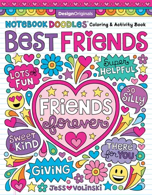 Notebook Doodles Best Friends : Cahier d'activités et de coloriage - Notebook Doodles Best Friends: Coloring & Activity Book