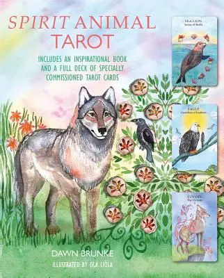 Spirit Animal Tarot : Comprend un livre d'inspiration et un jeu complet de cartes de tarot spécialement commandées. - Spirit Animal Tarot: Includes an Inspirational Book and a Full Deck of Specially Commissioned Tarot Cards