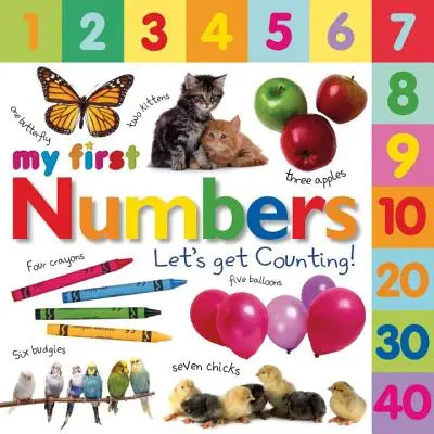 Livres à onglets : Mes premiers chiffres : Let's Get Counting ! - Tabbed Board Books: My First Numbers: Let's Get Counting!