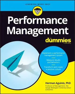 La gestion des performances pour les nuls - Performance Management for Dummies