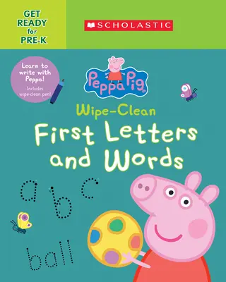 Peppa Pig : Les premières lettres et les premiers mots effacés - Peppa Pig: Wipe-Clean First Letters and Words