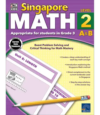 Mathématiques de Singapour, 3e année - Singapore Math, Grade 3