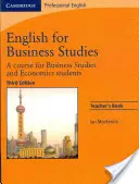 Livre du professeur d'anglais pour les études commerciales : Un cours pour les étudiants en études commerciales et en économie - English for Business Studies Teacher's Book: A Course for Business Studies and Economics Students