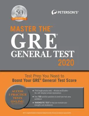 Maîtriser le test général du GRE 2020 - Master the GRE General Test 2020