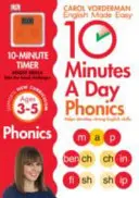 10 Minutes A Day Phonics, 3-5 ans (Preschool) - soutient le programme scolaire national, aide à développer de solides compétences en anglais - 10 Minutes A Day Phonics, Ages 3-5 (Preschool) - Supports the National Curriculum, Helps Develop Strong English Skills