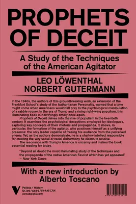Les prophètes de la tromperie : une étude des techniques de l'agitateur américain - Prophets of Deceit: A Study of the Techniques of the American Agitator