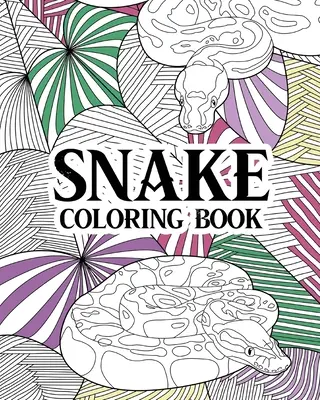 Livre à colorier serpent - Snake Coloring Book