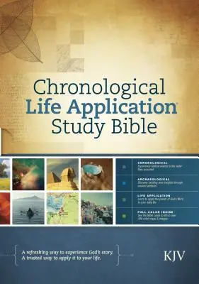 Bible d'application de la vie chronologique - KJV - Chronological Life Application Study Bible-KJV