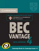 Livre de l'étudiant de Cambridge Bec 4 Vantage avec réponses : Documents d'examen de l'Université de Cambridge ESOL - Cambridge Bec 4 Vantage Student's Book with Answers: Examination Papers from University of Cambridge ESOL Examinations