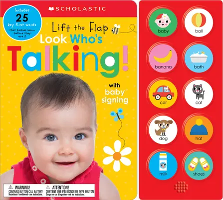 Regarde qui parle ! Scholastic Early Learners (Livre de sons) - Look Who's Talking!: Scholastic Early Learners (Sound Book)