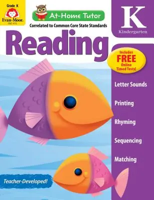 Tutorat à domicile Lecture, Grade K - At Home Tutor Reading, Grade K