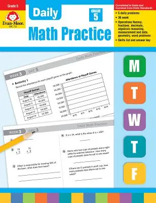 Pratique quotidienne des mathématiques, 5e année - Daily Math Practice, Grade 5