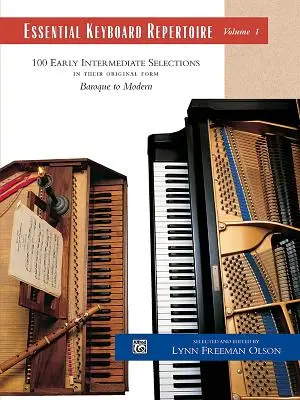 Essential Keyboard Repertoire, Vol 1 : 100 Early Intermediate Selections in Their Original Form - Baroque to Modern, Comb Bound Book - Essential Keyboard Repertoire, Vol 1: 100 Early Intermediate Selections in Their Original Form - Baroque to Modern, Comb Bound Book