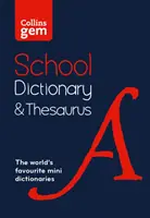 Dictionnaire et Thésaurus Gem School - Un support fiable pour l'apprentissage, dans un format mini. - Gem School Dictionary and Thesaurus - Trusted Support for Learning, in a Mini-Format