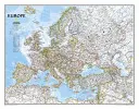 National Geographic : Europe Carte murale classique (30.5 X 23.75 Inches) - National Geographic: Europe Classic Wall Map (30.5 X 23.75 Inches)