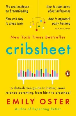 Cribsheet : Un guide fondé sur des données pour une meilleure éducation, plus détendue, de la naissance à l'âge préscolaire - Cribsheet: A Data-Driven Guide to Better, More Relaxed Parenting, from Birth to Preschool