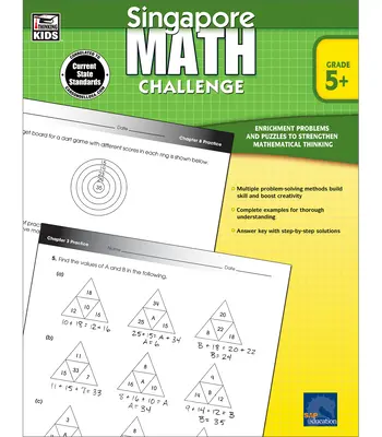 Défi mathématique de Singapour, 5e - 8e année - Singapore Math Challenge, Grades 5 - 8