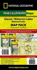 Parcs nationaux des Glaciers et des Lacs-Waterton [Ensemble de cartes] - Glacier and Waterton Lakes National Parks [Map Pack Bundle]