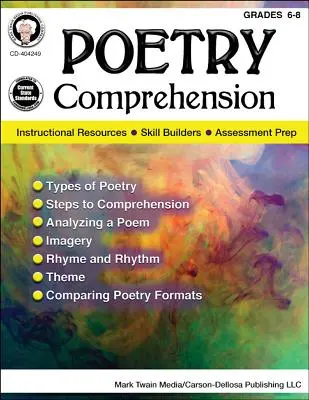 Compréhension de la poésie, de la 6e à la 8e année - Poetry Comprehension, Grades 6 - 8