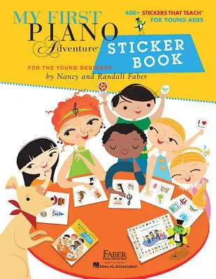 Mon premier livre d'autocollants pour l'aventure du piano - My First Piano Adventure Sticker Book