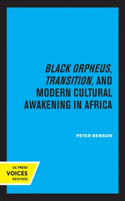 Orphée noir, transition et éveil culturel moderne en Afrique - Black Orpheus, Transition, and Modern Cultural Awakening in Africa