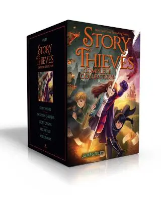 Collection complète des Voleurs d'histoires : Les voleurs d'histoires ; Les chapitres volés ; Les origines secrètes ; Choisissez l'intrigue ; Les mondes à part - Story Thieves Complete Collection: Story Thieves; The Stolen Chapters; Secret Origins; Pick the Plot; Worlds Apart