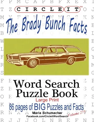 Circle It, The Brady Bunch Faits et chiffres, mots cachés, livre de puzzles - Circle It, The Brady Bunch Facts, Word Search, Puzzle Book