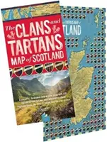 Carte des clans et tartans d'Écosse - Clans and Tartans Map of Scotland