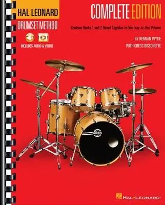 Hal Leonard Drumset Method - Complete Edition : Livres 1 & 2 avec vidéo et audio - Hal Leonard Drumset Method - Complete Edition: Books 1 & 2 with Video and Audio