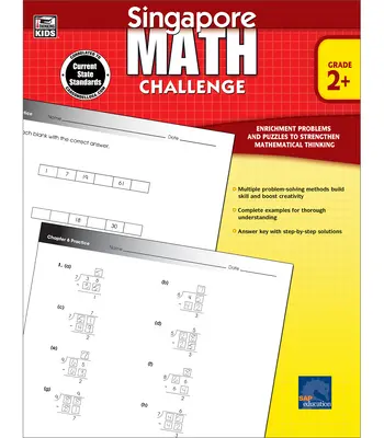 Défi mathématique de Singapour, 2e - 5e année - Singapore Math Challenge, Grades 2 - 5